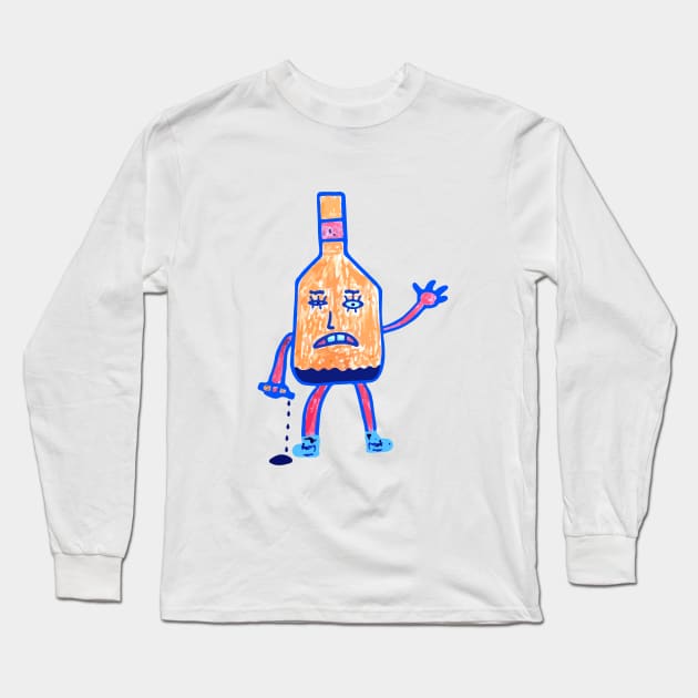 Drunkle, The Drunk Uncle Long Sleeve T-Shirt by G-Worthy